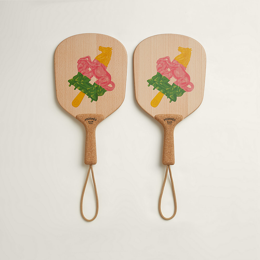 【可愛いアイスキャンディー♪】HERMES Succulent Sultan case Succulent Sultan set of 2 beach rackets | Hermès USA